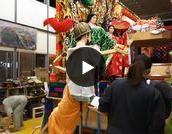 人形・腕、足部分肉付け作業
